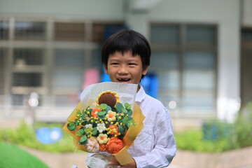 Child graduation.