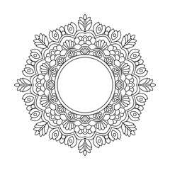 Geometric Joy Pattern Mandala Design