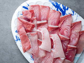Sashimi, fresh raw fish dish