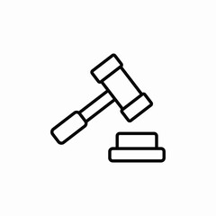 auction decisiin icon sign vector