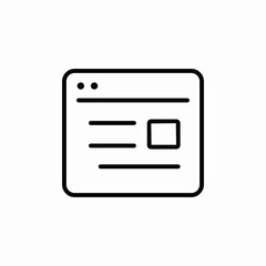 article tab icon sign vector