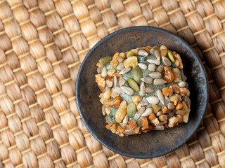 Korean traditional food rice cake