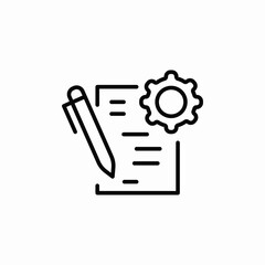 flexible page crafting icon sign vector