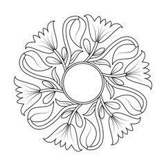 Lotus Fractal Echo Mandala page