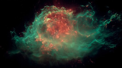 Mystic Cosmic Nebula in Space