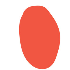 Organic shape round form. Liquid organic blob