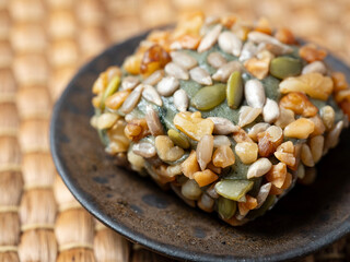 Korean traditional food rice cake