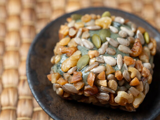 Korean traditional food rice cake