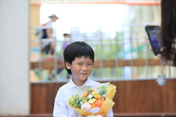 Boy graduation.
