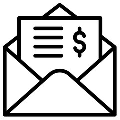 Email line icon