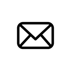 Message icon set on transparent background. Symbol of message