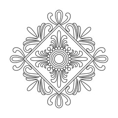 Soul Flower Spin Mandala Design