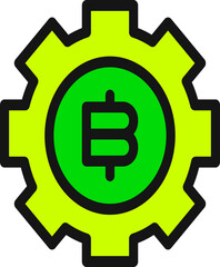 Blockchain and Cryptocurrency Icon Set