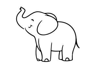Obraz premium elephant vector illustration