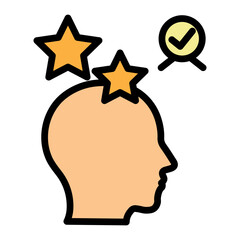 Entrepreneurial Skills Vector Filled Icon Design