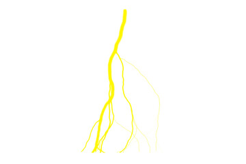 Cinematic Thunderstorm Lightning Arc Cutout