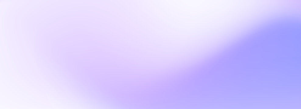 Soft smooth lavender gradient background. Light violet satin wallpaper. Abstract lilac color backdrop for banner, flyer, presentation, advertising. Vector subtle blurred pastel purple liquid cover
