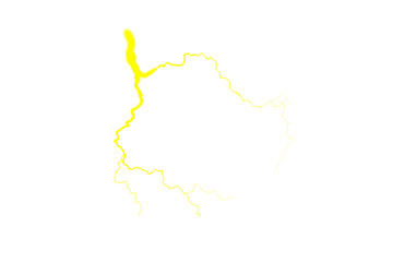 Transparent Storm Lightning Arc for Visual Effects
