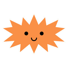 happy face cartoon character