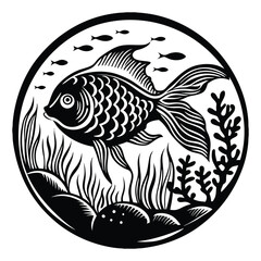 Skipjack shad alosa chrysochloris, fish from North America
