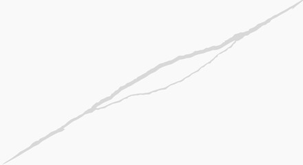 Abstract White Crack: Minimalist Design Element