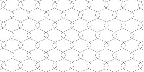 Wireframe Pattern with Repetitive Interconnected Hexagonal Elements