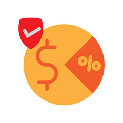 Dividend Policy Vector Flat Icon Design