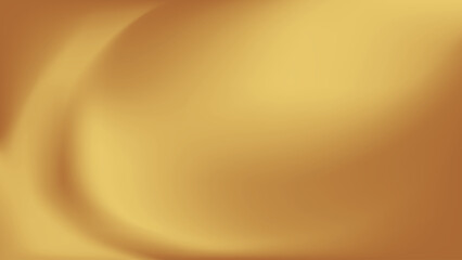 Gold abstract blurred gradient background. Vector illustration.