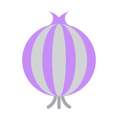 Onion Vector Flat Icon Design
