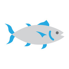 Tuna Vector Flat Icon Design