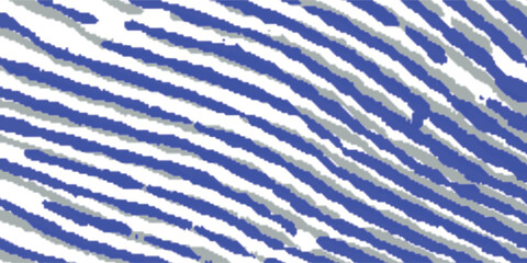 Diagonal lines pattern graphic with blue and gray strips over white background ideal for abstract, background, and decorative design projects.