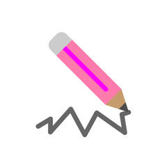 Coloring Vector Flat Icon Design