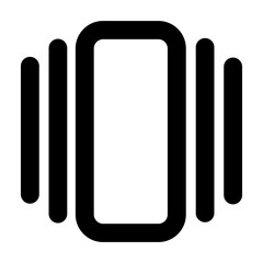 Clean line vector icon handphone for user interface design. Ideal for web dashboards, mobile apps, UI kits, and prototypes. Scalable SVG format for easy integration in digital projects.