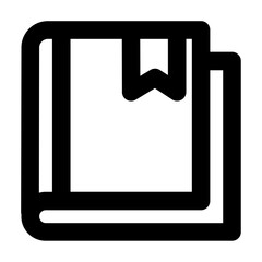 Clean line vector icon bookmark for user interface design. Ideal for web dashboards, mobile apps, UI kits, and prototypes. Scalable SVG format for easy integration in digital projects.