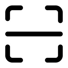 Clean line vector icon barcode for user interface design. Ideal for web dashboards, mobile apps, UI kits, and prototypes. Scalable SVG format for easy integration in digital projects.