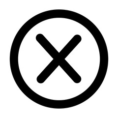 Clean line vector icon delete for user interface design. Ideal for web dashboards, mobile apps, UI kits, and prototypes. Scalable SVG format for easy integration in digital projects.