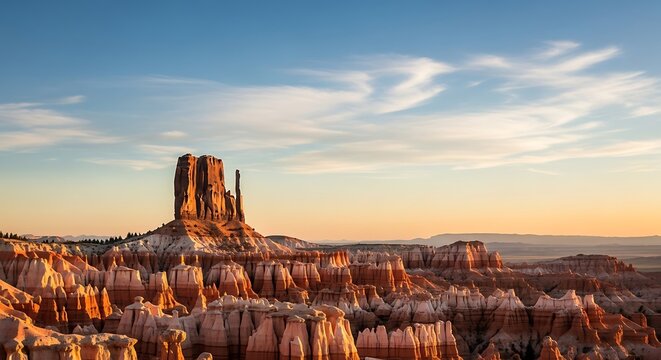 Breathtaking Bryce Canyon National Park Landscape at Sunrise with Hoodoos