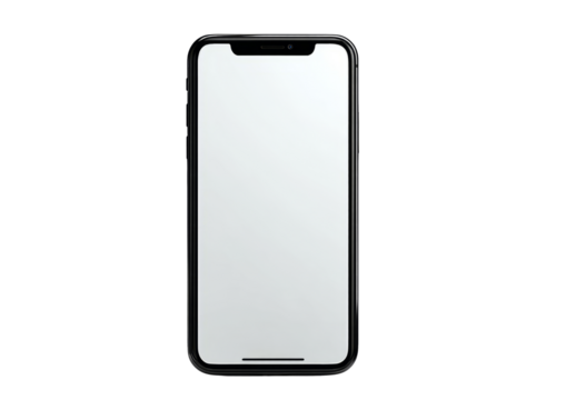 Empty Mobile Phone Display for App Design
