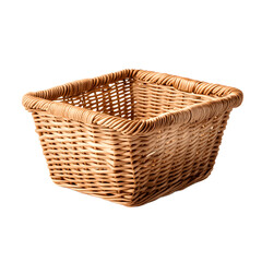 Obraz premium empty wicker basket