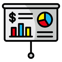Kpi Dashboard  Icon Element For Design