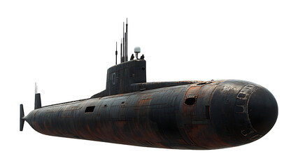a submarine ship on transparent background PNG
