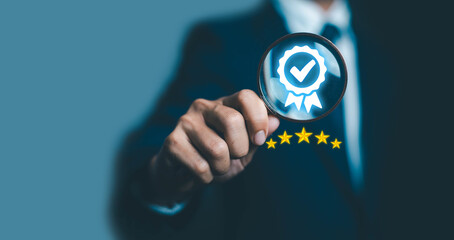  Professional quality, business assurance, and technological concept with standardized processes that serve customers, including information documents

