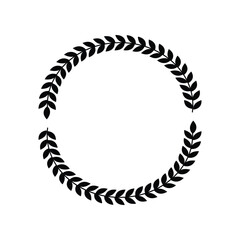 Stylish round frames with examples of the names or white space of your store . Vector frameworks . EPS 10 .