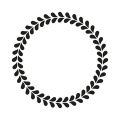 Stylish round frames with examples of the names or white space of your store . Vector frameworks . EPS 10 .