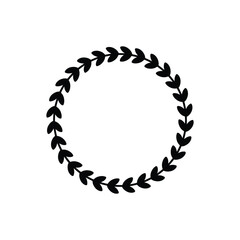 Stylish round frames with examples of the names or white space of your store . Vector frameworks . EPS 10 .