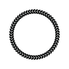 Stylish round frames with examples of the names or white space of your store . Vector frameworks . EPS 10 .