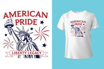 4th of July Independence Day - USA Independence Day T-Shirt