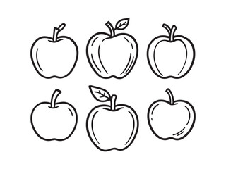 Apple fruit vector art design