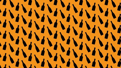 Vector seamless bottle pattern 