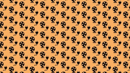 Vector seamless Home appliances pattern